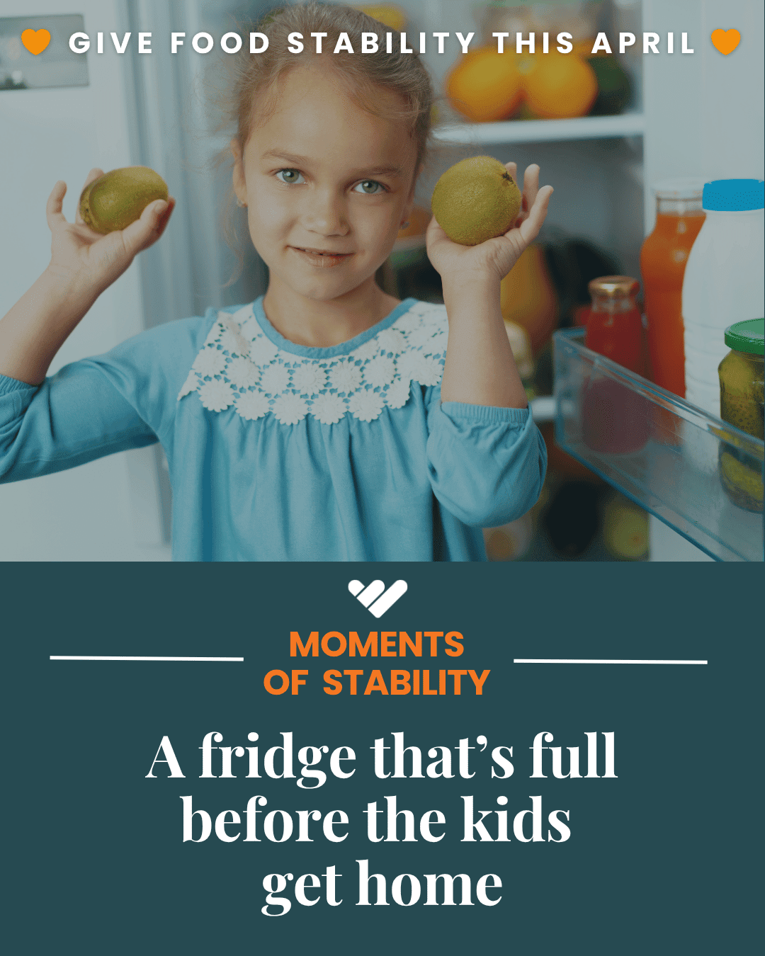 A fridge that's full before the kids get home