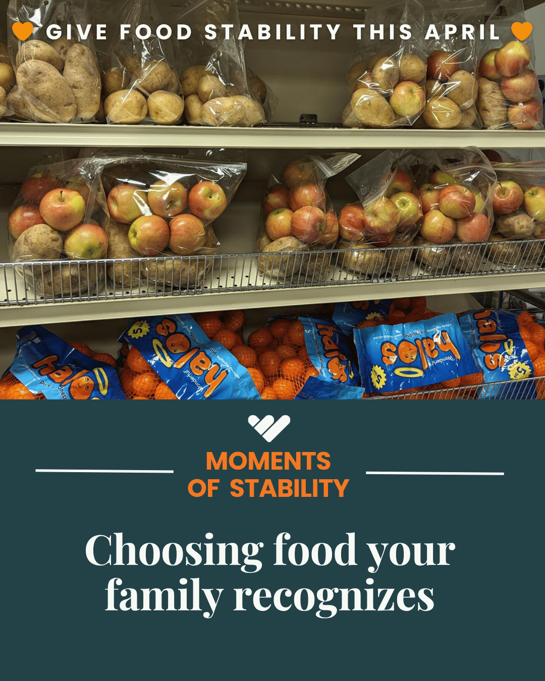 Choosing food your family recognizes